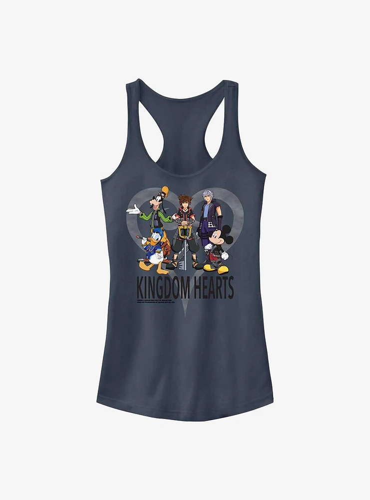 Disney Kingdom Hearts Heart Frame Girls Tank