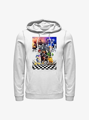 Disney Kingdom Hearts Group Checkers Hoodie