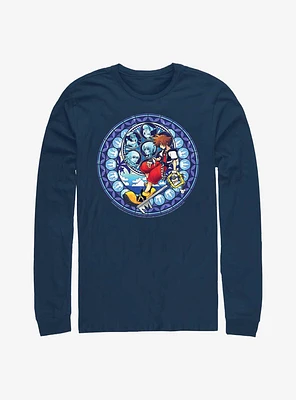 Disney Kingdom Hearts Stained Glass Sora Long-Sleeve T-Shirt