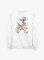 Disney Kingdom Hearts Group The Clouds Crew Sweatshirt