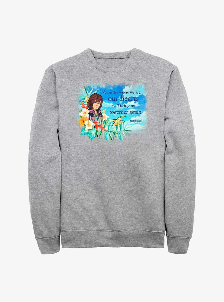 Disney Kingdom Hearts Kairi Floral Crew Sweatshirt