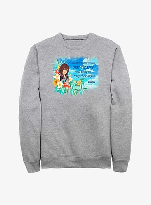 Disney Kingdom Hearts Kairi Floral Crew Sweatshirt