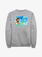 Disney Kingdom Hearts Kairi Floral Crew Sweatshirt