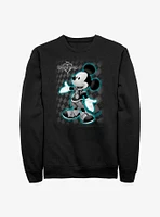 Disney Kingdom Hearts Mickey Pose Crew Sweatshirt