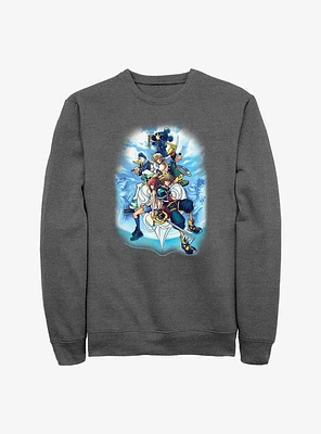Disney Kingdom Hearts Sky Group Crew Sweatshirt