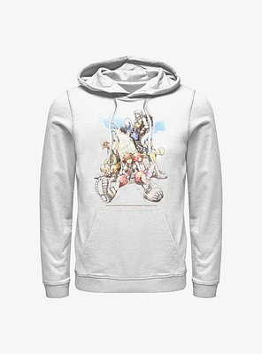 Disney Kingdom Hearts Group The Clouds Hoodie