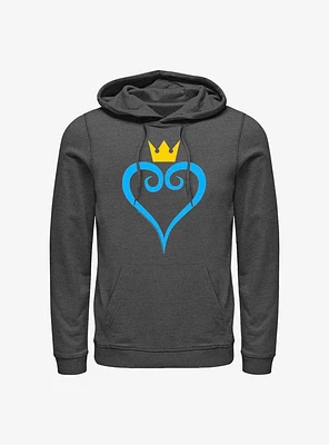 Disney Kingdom Hearts Heart And Crown Hoodie