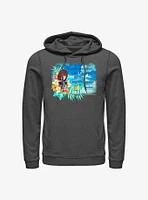 Disney Kingdom Hearts Kairi Floral Hoodie