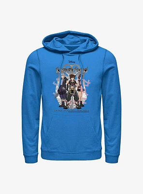 Disney Kingdom Hearts Sora Japanese Text Group Hoodie