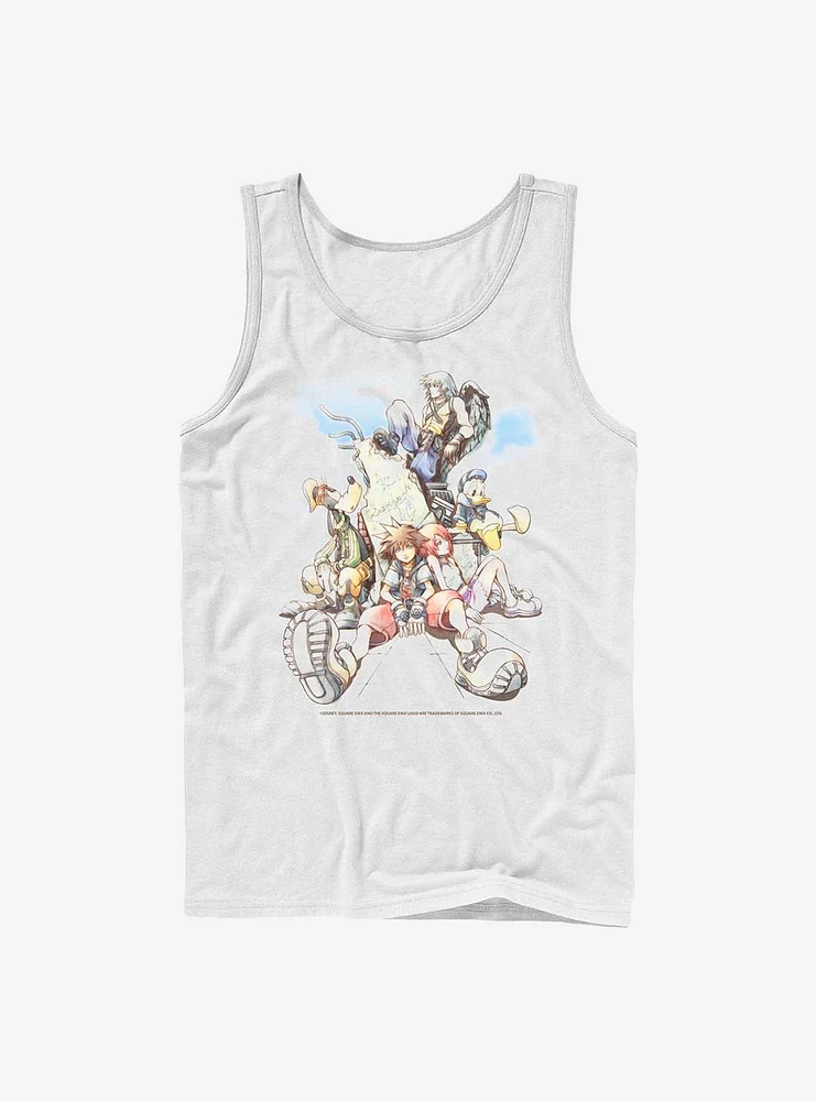 Disney Kingdom Hearts Group The Clouds Tank