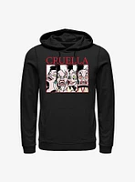 Disney Cruella Cruel Expressions Hoodie