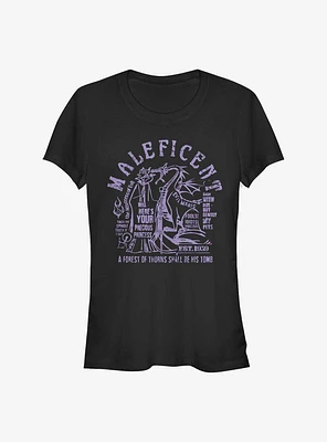 Disney Maleficent Verbiage Girls T-Shirt