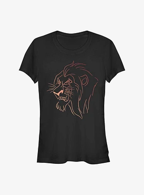 Disney The Lion King Scar Line Girls T-Shirt