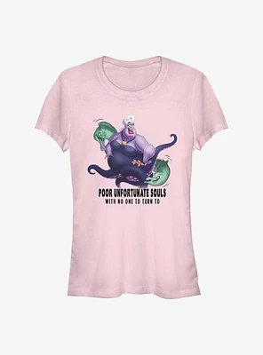 Disney The Little Mermaid Lonely Souls Girls T-Shirt