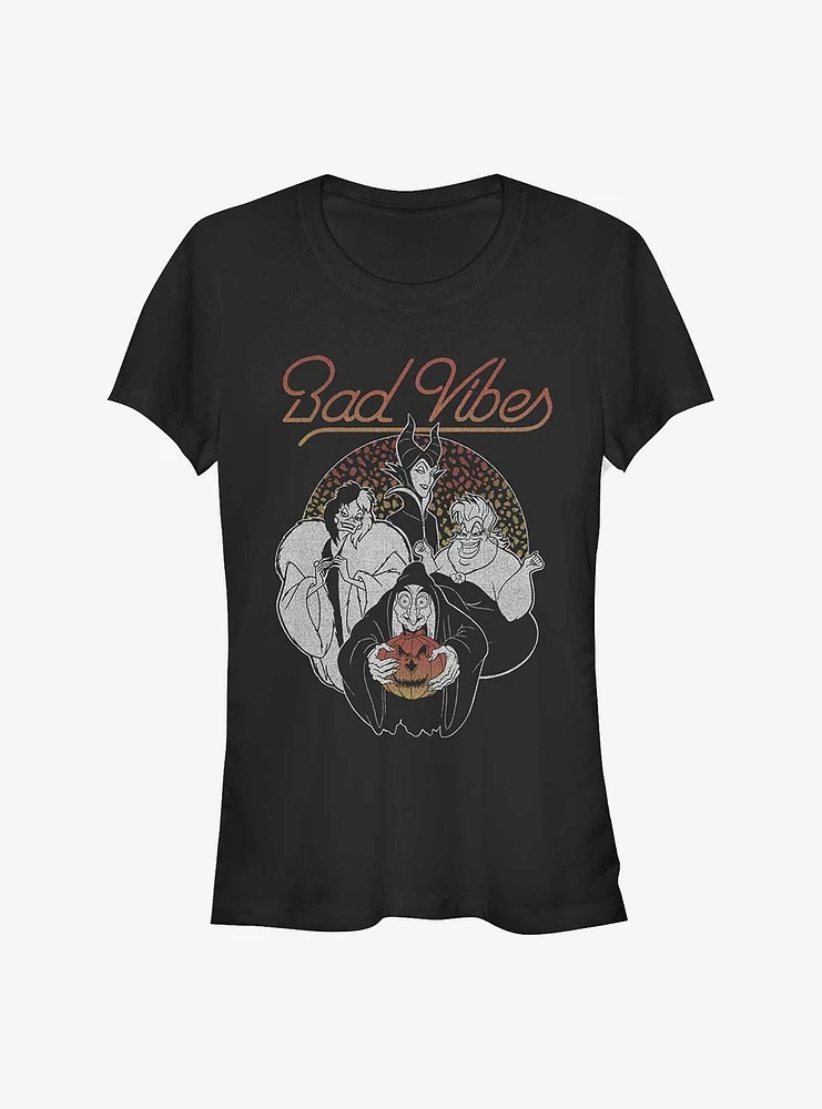 Disney Villains Bad Vibes Girls T-Shirt