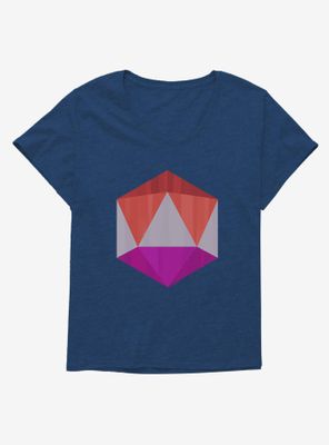 Square Enix Geometric Womens T-Shirt Plus