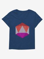 Square Enix Geometric Womens T-Shirt Plus