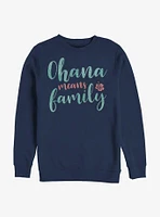 Disney Lilo & Stitch Ohana Script Sweatshirt