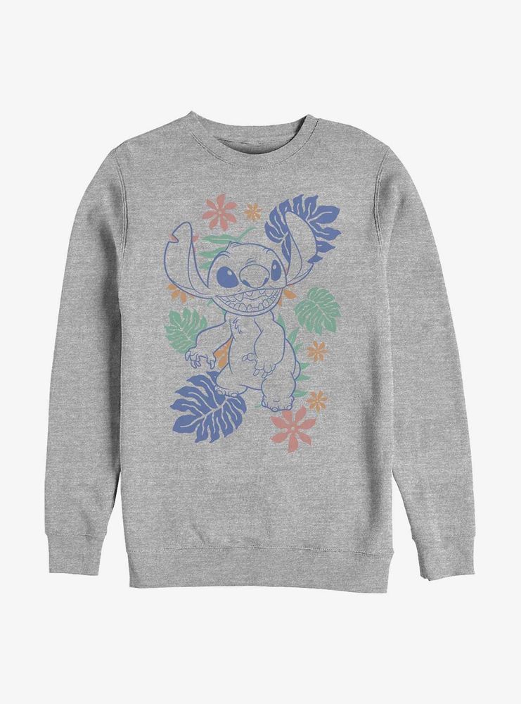Disney Lilo & Stitch Retro Tropical Tonal Sweatshirt