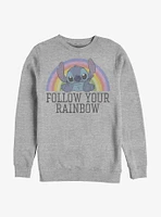 Disney Lilo & Stitch Rainbow Sweatshirt