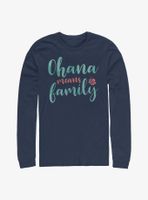 Disney Lilo & Stitch Ohana Script Long-Sleeve T-Shirt