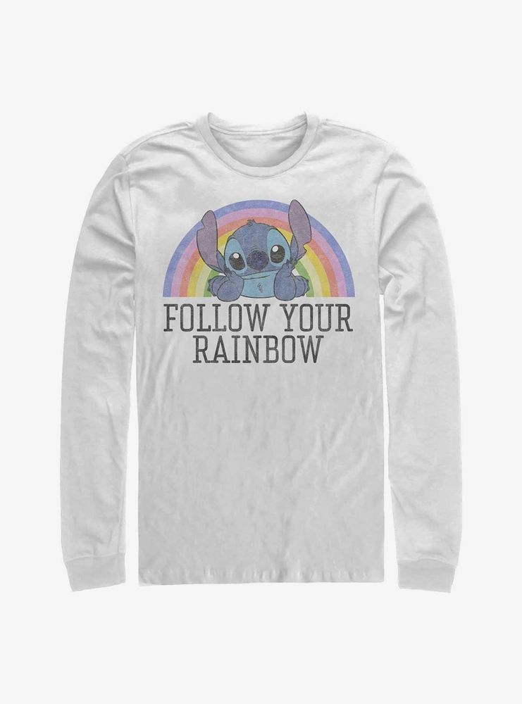 Disney Lilo & Stitch Rainbow Long-Sleeve T-Shirt