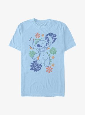 Disney Lilo & Stitch Retro Tropical Tonal T-Shirt