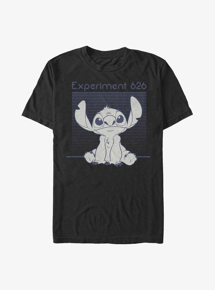 Disney Lilo & Stitch Experiment 262 Monochromatic Navy T-Shirt