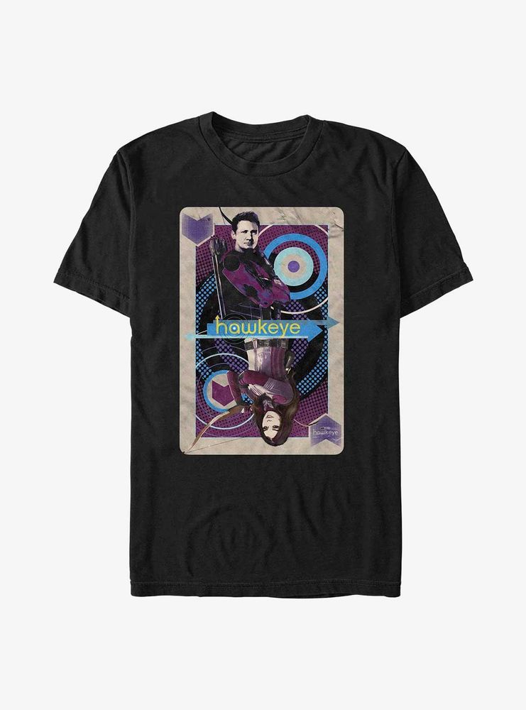 Marvel Hawkeye Playing Card T-Shirt