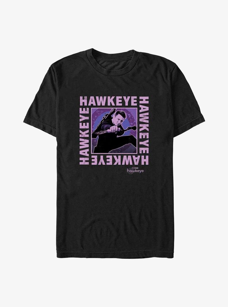 Marvel Hawkeye Text Box T-Shirt