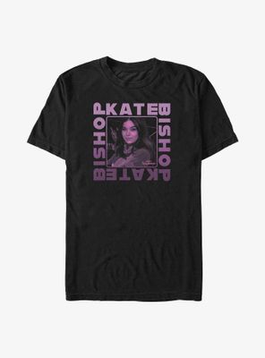 Marvel Hawkeye Kate Bishop Text Box T-Shirt