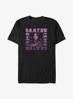 Marvel Hawkeye Kate Bishop Text Box T-Shirt