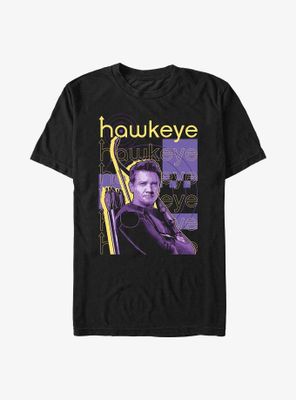 Marvel Hawkeye Stacked Hero T-Shirt