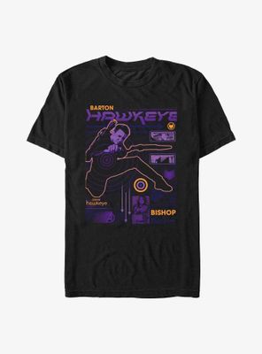 Marvel Hawkeye Street Scan T-Shirt