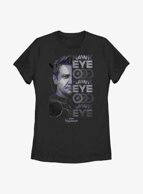 Marvel Hawkeye Split Typography Womens T-Shirt