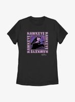 Marvel Hawkeye Text Box Womens T-Shirt