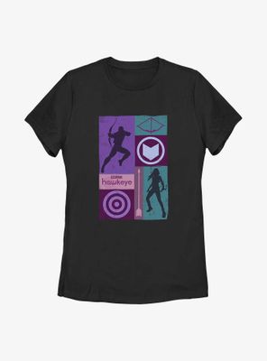 Marvel Hawkeye Simple Box Ups Womens T-Shirt