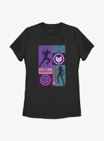 Marvel Hawkeye Simple Box Ups Womens T-Shirt