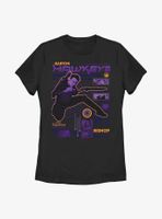 Marvel Hawkeye Street Scan Womens T-Shirt