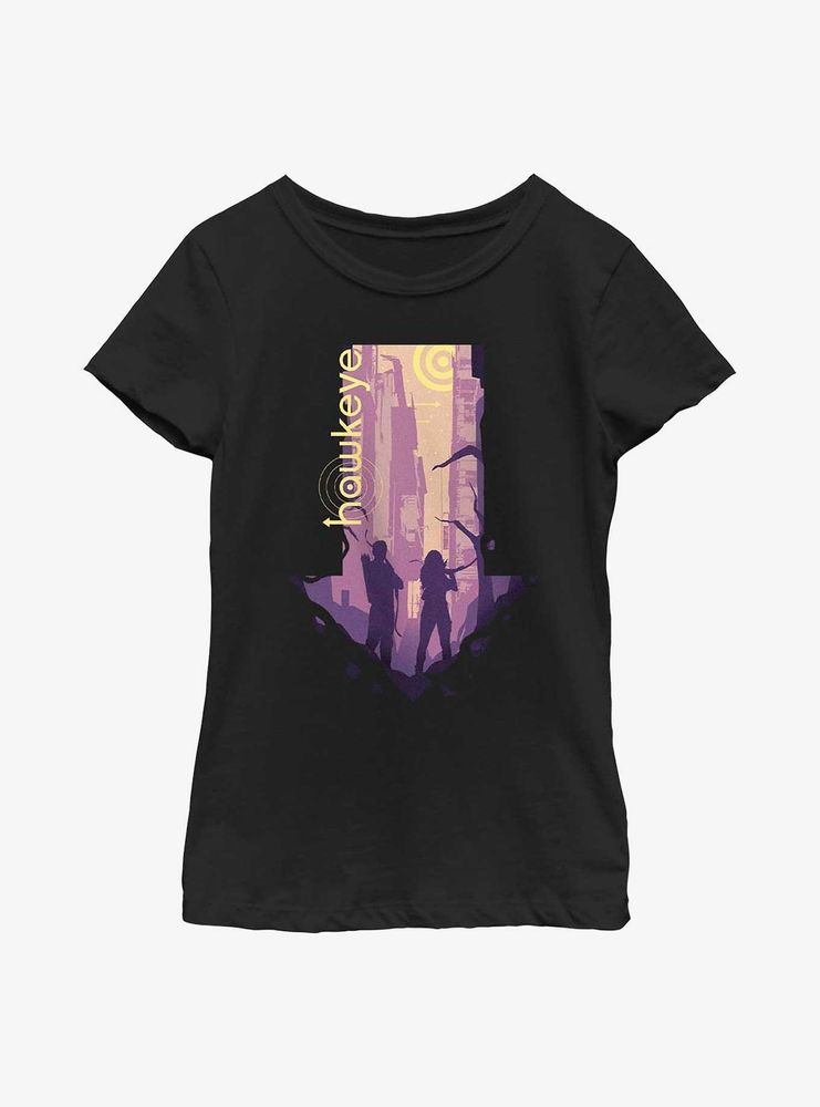 Marvel Hawkeye Pointed Youth Girls T-Shirt