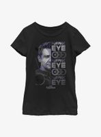 Marvel Hawkeye Split Typography Youth Girls T-Shirt