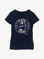 Marvel Hawkeye Kate Bishop Stamp Youth Girls T-Shirt