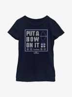 Marvel Hawkeye Put A Bow On It Youth Girls T-Shirt