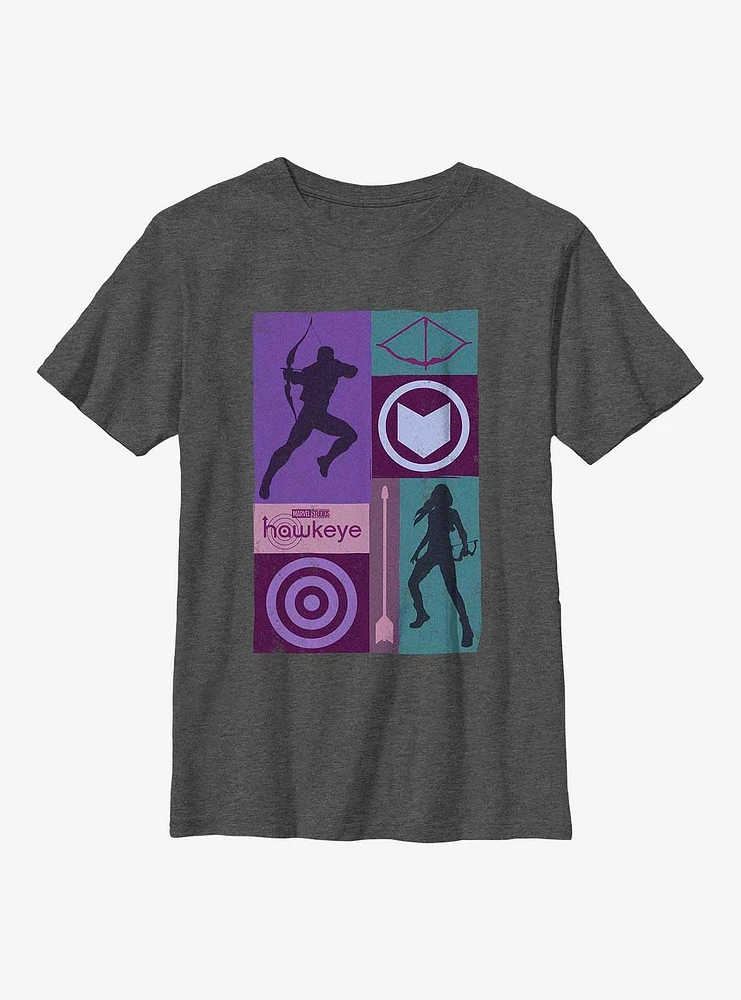 Marvel Hawkeye Simple Box Ups Youth T-Shirt