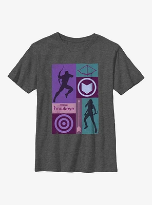 Marvel Hawkeye Simple Box Ups Youth T-Shirt