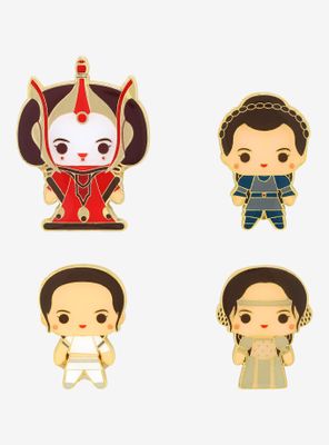 Loungefly Star Wars Chibi Padmé Amidala Outfits Enamel Pin Set - BoxLunch Exclusive