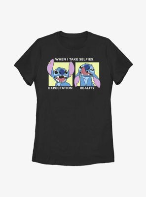 Disney Lilo & Stitch Selfie Womens T-Shirt