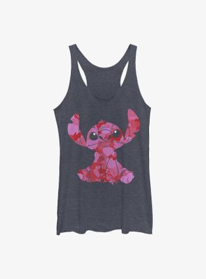 Disney Lilo & Stitch Heart Fill Womens Tank Top