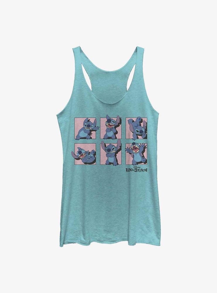 Disney Lilo & Stitch Poses Womens Tank Top