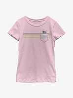Disney Lilo & Stitch Aloha Pocket Youth Girls T-Shirt